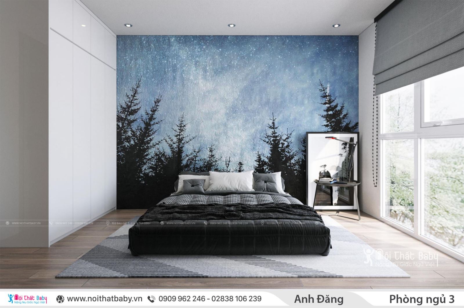 Thiết kế nội thất nhà phố quận Bình Thạnh phong cách hiện đại